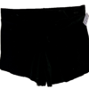 GK WORKOUT DANCE SHORTS ADULT SMALL BLACK VELVET CHEER GYMNASTIC UNHEMMED SZ S - Image 5