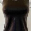 GK DANCE CHEER ADULT SMALL BLACK MYSTIQUE SLVLS RACERBACK TANK TOP Sz AS NWT!