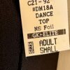 GK DANCE CHEER ADULT SMALL BLACK MYSTIQUE SLVLS RACERBACK TANK TOP Sz AS NWT! - Image 4