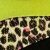 GK ASYM BLACK N/S ADULT X-SMALL LEMON PANTHER GYMNAST DANCE TANK LEOTARD AXS - Image 2