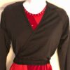 GK POLARTEC ADULT MEDIUM BLACK LgSLV WRAP SKATE DANCE BALLET JACKET Sz AM NWT!