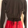 GK POLARTEC ADULT MEDIUM BLACK LgSLV WRAP SKATE DANCE BALLET JACKET Sz AM NWT! - Image 2