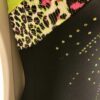 GK ASYM BLACK N/S ADULT X-SMALL LEMON PANTHER GYMNAST DANCE TANK LEOTARD AXS - Image 4