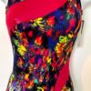 GABRIELLE DOUGLAS GK TANK ADULT X-SMALL FLUTTER WRAP CHERRY GYMNASTS LEOTARD AXS