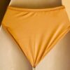 GK ELITE #1411 WOMENS X-SMALL HIGH RISE HIGH CUT GYMNASTICS BRIEFS NUDE SIZE AXS - Image 2