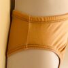GK ELITE #1411 WOMENS X-SMALL HIGH RISE HIGH CUT GYMNASTICS BRIEFS NUDE SIZE AXS - Image 3