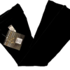 GK DANCE JAZZ CHILD SMALL BLACK SMOOTH VELVET FOLD-OVER WAISTBAND PANTS SZ CS