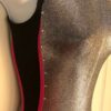 GK STEEL MYSTIQUE ADULT X-SMALL BLACK N/S SWAR CRYSTALS GYMNASTS LEOTARD Sz AXS - Image 3