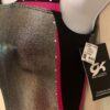 GK STEEL MYSTIQUE ADULT X-SMALL BLACK N/S SWAR CRYSTALS GYMNASTS LEOTARD Sz AXS - Image 5