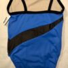 GK CAMISOLE CHILD SMALL BLUE GYMNASTICS DANCE MICROFIBER LEOTARD MESH JA Sz CS - Image 7