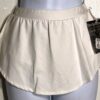 GK ELITE ICE FIGURE ADULT X-SMALL WHITE MICROFIBER PULL-ON SKATE SKIRT Sz AXS