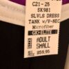 GK ICE FIGURE SKATE MICROFIBER LADIES SMALL ASYM GRAPE BLACK TANK DRESS Sz AS - Image 7