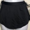 GK ELITE ICE SKATE ADULT SMALL BLACK MICROFIBER WHITE TRIM FLAT PULL-ON SKIRT AS