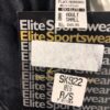 GK ELITE ICE SKATE ADULT SMALL BLACK MICROFIBER WHITE TRIM FLAT PULL-ON SKIRT AS - Image 10