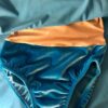 GK AQUA VELVET FIGURE SKATE LADIES SMALL SLVLS A-LINE DRESS LEOTARD LINER Sz AS - Image 5