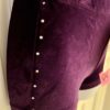 GK WORKOUT ADULT SMALL PURPLE VELVET CRYSTAL ACCENTS SHORTS CHEER DANCE GYMNAS S - Image 3