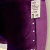 GK WORKOUT ADULT SMALL PURPLE VELVET CRYSTAL ACCENTS SHORTS CHEER DANCE GYMNAS S - Image 4