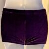 GK WORKOUT ADULT SMALL PURPLE VELVET CRYSTAL ACCENTS SHORTS CHEER DANCE GYMNAS S - Image 6