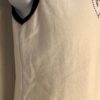 GK "GYMNASTICS" HEART TANK TOP GIRLS LARGE WHITE COTTON RIBBED BLACK TRIM  Sz CL - Image 3