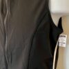 GK SPORTY UNISEX ADULT SMALL SLVLS BLACK BRUSH TRICOT  SKATE WARMUP VEST Sz S - Image 3