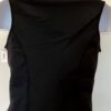 GK SPORTY UNISEX ADULT SMALL SLVLS BLACK BRUSH TRICOT  SKATE WARMUP VEST Sz S - Image 4