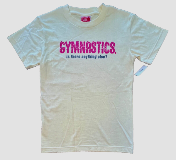 THE AUSSIE T CO. GK PINK â€œGYMNASTICSâ€¦â€ LADIES SMALL SSLV YELLOW COTTON T-SHIRT S - Image 8