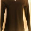 GK Elite BLACK DRYTECH BASIC V NECK LgS ATHLETIC TOP SIZE ADULT XL