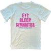THE AUSSIE T CO. GK PINK â€œGYMNASTICSâ€¦â€ LADIES SMALL SSLV YELLOW COTTON T-SHIRT S - Image 9