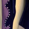 GK LgSLV LADIES SMALL PURPLE GLITTER VELVET MESH JA GYMNAST DANCE LEOTARD Sz AS - Image 4
