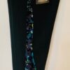 GK Elite BURNOUT VELVET Capri Tights ADULT SMALL BLACK NYLON/SPANDEX AS NWT! - Image 4