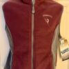 GK FLEECE VEST CHILD LARGE BY AVALANCHE PURPLE GRAY GYMNASTICS LOGO Sz CL NWT!