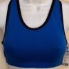 GK ELITE CHEER CROP TOP ADULT SMALL ROYAL BLACK DRYTECH  RACERBACK AS NWT!