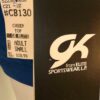 GK ELITE CHEER CROP TOP ADULT SMALL ROYAL BLACK DRYTECH  RACERBACK AS NWT! - Image 3