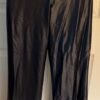 LEOâ€™S DANCEWEAR JAZZ ADULT SMALL BLACK SHINY WET LOOK BOOT LEG DANCE PANTS SZ S - Image 5