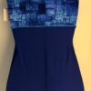 GK DANCE BIKETARD ADULT SMALL BLUE REFLECTION PRINT N/S WORKOUT GYM TANK Sz AS - Image 6