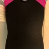ADIDAS STATE CHAMPS CHILD MEDIUM GK BLACK PINK FOIL GYMNASTICS TANK LEOTARD CM - Image 5