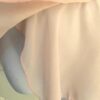 GK DANCE BALLET LADIES X-SMALL PINK GEORGETTE COTTON WAIST FAUX WRAP SKIRT XS - Image 3