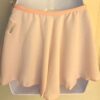 GK DANCE BALLET LADIES X-SMALL PINK GEORGETTE COTTON WAIST FAUX WRAP SKIRT XS - Image 5