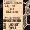 GK Elite Ladies Cami BlackVelvet Gold Foil Dance Biketard Size AS - Image 6
