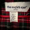 THE EAGLEâ€™S EYE LADIES SIZE 4 RED PLAID FRINGE WRAP WOOL COTTON SKIRT Sz 4 EUC! - Image 7
