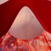 CARLY PATTERSON GK ADULT X-SMALL RED VELVET FOIL GYMNASTS TANK LEOTARD Sz AXS - Image 8