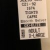 GK ELITE LADIES X-LARGE BLACK SMOOTH VELVET CROP CAPRI TIGHTS Sz AXL NWT! - Image 4