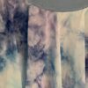 GK ICE FIGURE SKATE DRESS ADULT SMALL SLVLS BLUE VELVET TYE-DYE CHIFFON Sz AS - Image 2