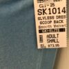 GK ICE FIGURE SKATE DRESS ADULT SMALL SLVLS BLUE VELVET TYE-DYE CHIFFON Sz AS - Image 5
