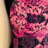 ALY RAISMAN PINK COBRA ADULT X-SMALL BLACK N/S GYMNASTICS DANCE LEOTARD AXS NWT! - Image 3