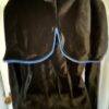 GK WARM UP JACKET LADIES SMALL BLACK VELVET ZIP FRONT HOOD GYM DANCE SKATE Sz S - Image 3