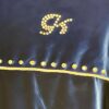GK WARM UP JACKET LADIES X-SMALL SAPPHIRE VELVET FRONT ZIP HOODIE FOIL JEWELS XS - Image 2