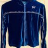 GK WARM UP JACKET LADIES X-SMALL SAPPHIRE VELVET FRONT ZIP HOODIE FOIL JEWELS XS - Image 7