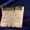 GK WARM UP JACKET LADIES X-SMALL SAPPHIRE VELVET FRONT ZIP HOODIE FOIL JEWELS XS - Image 13
