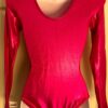 GK LONG SLEEVE LADIES BERRY MYSTIQUE HOLOGRAM GYMNASTICS DANCE LEOTARD Sz AS NWT - Image 5